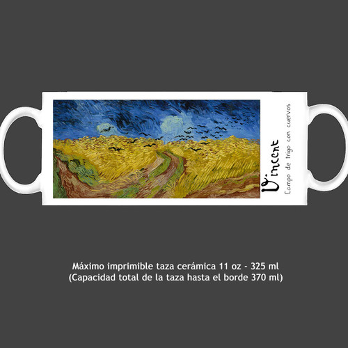 Campo de trigo con cuervos