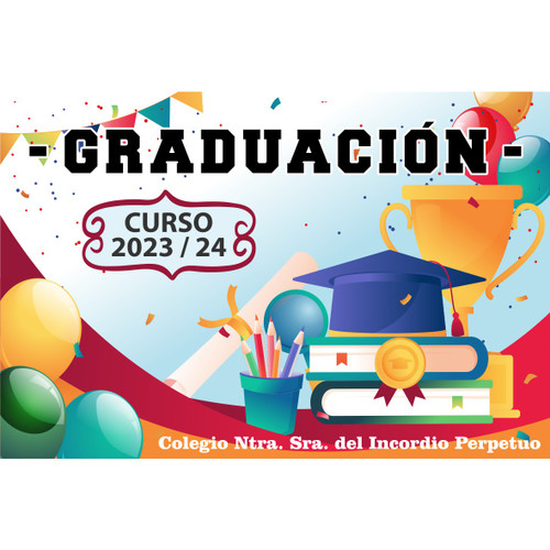 Lona para Graduación gran formato