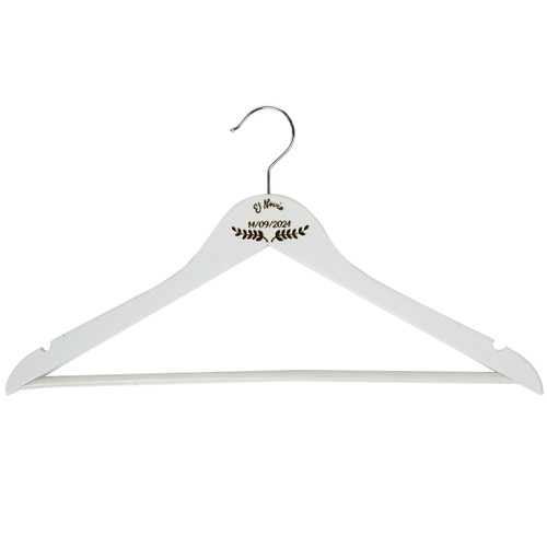 Percha para eventos blanca 45 cm