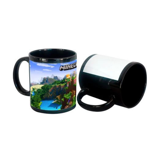 Taza negra para foto - Personalizada