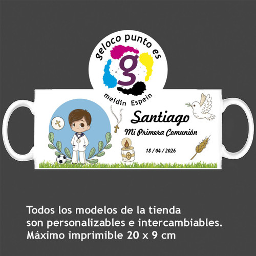 Taza recuerdo de Primera Comunión