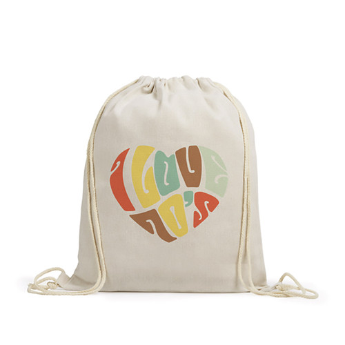 Mochila de cordones de poliéster suave