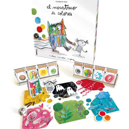 El monstruo de Colores, el juego