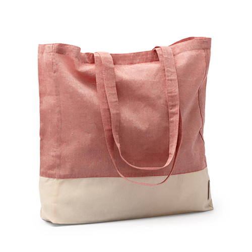 Bolsa bicolor acabado jaspeado