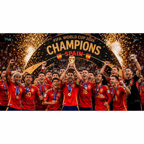 Balconera 'Campeones del mundial'