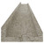  Wall Shelves 4 pcs Concrete Gray 45.3"x3.5"x1.2 A949-326708