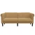 Sofa 2-Seater Brown Faux Suede Leather A949-372584