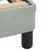 Bed Frame "Dover" Light Gray 76"x79.9" Velvet A949-373299
