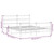  Metal Bed Frame without Mattress with FootboardBlack 59.1"x78.7 A949-355385