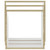 Wall Cube Shelves 3 pcs White and Sonoma Oak A949-326720