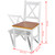  Dining Chairs 6 pcs White Pinewood A949-271497