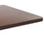 Bistro Table Dark Brown 31.5"x31.5" MDF A949-286434