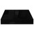 Floating Wall Shelves 4 pcs High Gloss Black 9.1"x9.3"x1.5" MDF A949-323762
