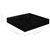Floating Wall Shelves 4 pcs High Gloss Black 9.1"x9.3"x1.5" MDF A949-323762
