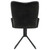 Swivel Dining Chairs 2 pcs Black Velvet A949-344815