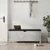 Storage Box with Cushion Concrete Grey 105x40x45 cm A949-3279330