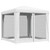  Party Tent with 4 Mesh Sidewalls 8.2'x8.2'White A949-48521