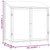  Garden Shed White 40.2"x20.5"x44.1" Solid Wood Fir A949-152183