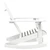 Patio Rocking Chair Wood White A949-40861