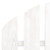 Patio Rocking Chair Wood White A949-40861