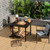 31 Inch Outdoor Fire Pit Dining Table with Cooking BBQ Grate B593-OP70937
