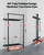 Folding Power Cage, Wall-Mounted Power Rack Squat Rack, Multifunctional Strength Training Workout E E415-BGSSDJKZD000GAF2E001V0