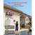 Wall Mount Basketball Hoop, 44-inch PC Backboard Mounted Basketball Hoop Outdoor with Solid Steel,  E415-BGSLQJ44CLMSZ7APW001V0