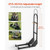 Golf Cart Grab Bar, 17.7 x 9.3 x 35.6 Inch, Compatible with Most Golf Carts with Metal Footplates,  E415-CWZGPJSJ2753VLCQW001V0