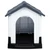  Dog House Grey 22.4x26.8x26.0" Polypropylene A949-152228