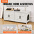 Cat Litter Box Enclosure for 2 Cats, Litter Box Furniture Hidden with Double Rooms, Wooden Cat Box  E415-JSDMMSPWQ472Z9PLHV0