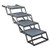 Dog Stairs for Car, 4 Steps Extra Wide Foldable Dog Ramp for Large Dogs with Non-Slip Surface, Port E415-KZDGLTEKPVCF046CP001V0