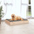 Dog Bed 28.1"x21.3"x3.5" Solid Wood Pine A949-820856