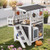 Outdoor Cat House, 2-Story Wooden Cat Shelter with Stairs & Balcony, Elevated Feral Kitty Shelter,  E415-MZMBHSXFSLTK2Z5SS001V0