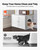 Cat Litter Box Enclosure Furniture, 27.6 in Hidden Litter Box Cabinet with Metal Legs & 2-Tier Stor E415-XHSCBBSNJSMS0BG0W001V0