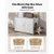 Cat Litter Box Enclosure Furniture, 27.6 in Hidden Litter Box Cabinet with Metal Legs & 2-Tier Stor E415-XHSCBBSNJSMS0BG0W001V0