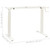  Manual Height Adjustable Standing Desk Frame Hand Crank White A949-321718