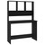  Desk with Shelves Black 43.3"x17.7"x61.8" Engineered Wood A949-800388