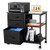 Metal File Cabinet, Mobile Filing Cabinet with 3 Fabric Drawers and 2 Open Shelves, Wooden Vertical E415-JSHXWJGJTMZWYX3KK001V0
