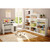 Contemporary Home Office Computer Desk in White Wood Finish Q280-SACDW9941