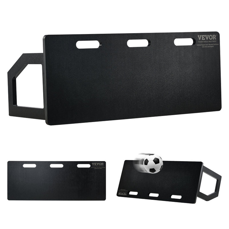 Soccer Rebounder Board, 40"X16" Portable Soccer Wall with 2 Angles Rebound, Foldable HDPE Kickback  E415-ZQHDBHDPE401ECPEMV0