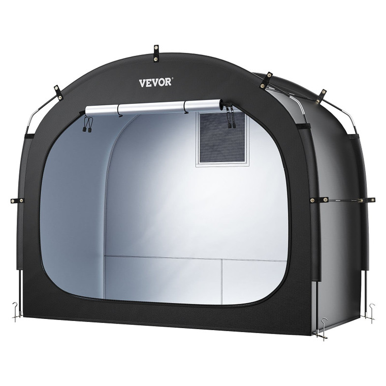 Bike Storage Tent, 3 to 4 Bikes, Outdoor Spacious Bike Storage Tent with Ventilated Window, Waterpr E415-HDZXCP56664FUISQ9V0
