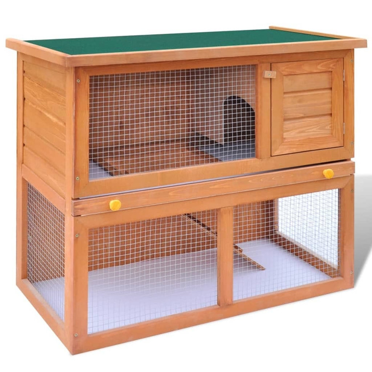  Outdoor Rabbit Hutch Small Pet Cage 1 Door Wood A949-273758