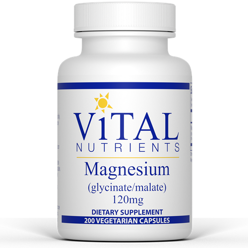 Magnesium (Glyc./Malate) 120mg 200 vcaps