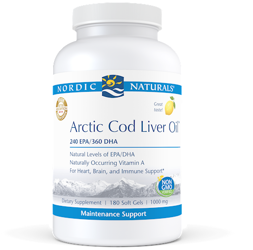 Arctic Cod Liver Oil  Lemon 180 gels