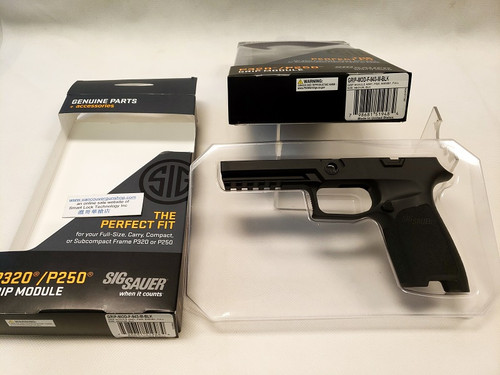 Sig Sauer GRIP-MOD-F-943-M-BLK Grip Module Assy for 250/320 Models, 9MM/40S&W/357MAG, Full Size, Megium Grip, Black