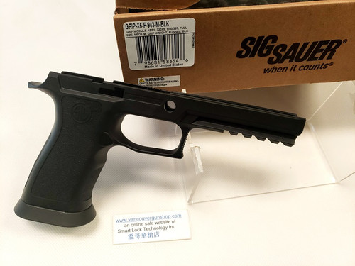 Sig Sauer GRIP-X5-F-943-M-BLK Grip Module Assy, 320X5, 9/40/357, Full Size, Medium, Grip Weight, Funnel, Blk (Out of Stock)