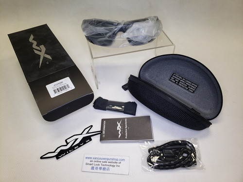 Wiley X Nash Sunglasses, Matte Black Frame/ Polarized Grey, ACNAS08