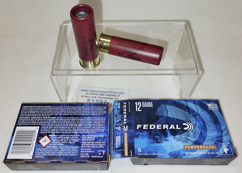 Federal F131RS Power-Shok 12Ga 3" 1 1/4oz Hollow Point Rifled Slug 1600FPS - 5 Rounds (Out of Stock)