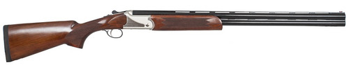 TriStar 98730 Upland Hunter EX Silver II O/U Shotgun, 12 Ga, 3", 28" Bbl, Blue, Silver Rec., Walnut Stk, Extractors, BRS Exclusive