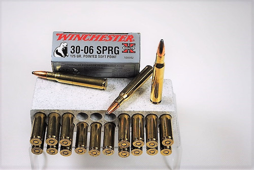 Winchester X30062 Super-X Rifle Ammo 30-06 SPR, PSP, 125 Grains, 3140 fps, 20 Rds